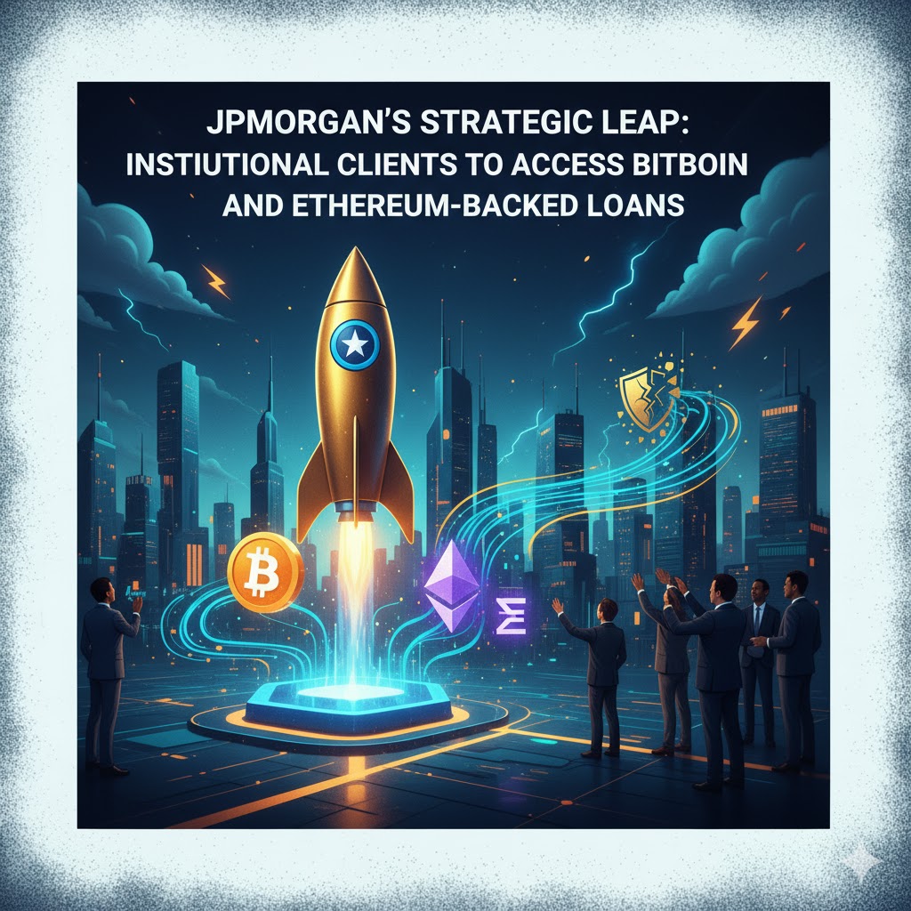 JPMorgan's Strategic Leap: Institutional Clients to Access Bitcoin and Ethereum-Backed Loans JPMorgan's Strategic Leap: Institutional Clients to Access Bitcoin and Ethereum-Backed Loans